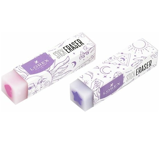 Ластик LOREX STICK MAGIC SIGN прямоугольный LXESCL-MN