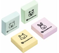 Квадратный ластик Schoolformat ANIMALS ассорти ЛСТ-ЖВК