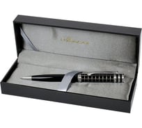 Шариковая ручка Manzoni SAN-MARINO цвет корпуса: черный футляр кожзам KR422-2BM