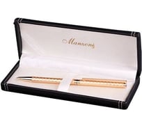 Шариковая ручка Manzoni ASTI цвет корпуса: золото футляр кожзам AST2020-BM