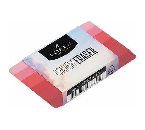 Ластик LOREX GRADIENT SUNSET VIBES прямоугольный LXESGR-SV