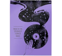 Блокнот Schoolformat КОСМОС ВНУТРИ А6 40 листов, клетка, скрепка, мелованный картон, глянцевая ламинация, 35 шт в упаковке БЛ6-КОВ