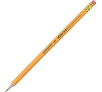 Чернографитный карандаш Schoolformat CLASSIC НВ с ластиком заточенный шестигранный КЧ11-HB