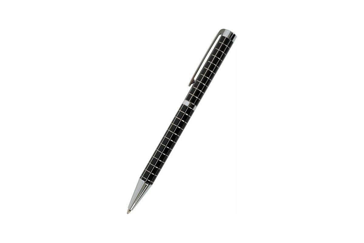 Шариковая ручка  PRATO черный корпус футляр кожзам KR620B-1-10M .