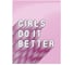 Блокнот Schoolformat GO GIRLS А6 40 листов, клетка, скрепка, мелованный картон, глянцевая ламинация БЛ6-ГГР 1