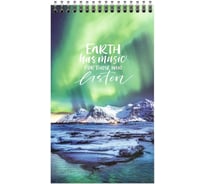 Блокнот Schoolformat ВОЛШЕБНЫЕ ПЕЙЗАЖИ А7 40 листов, клетка, гребень, мелованный картон, глянцевая ламинация БЛ7-ВОП