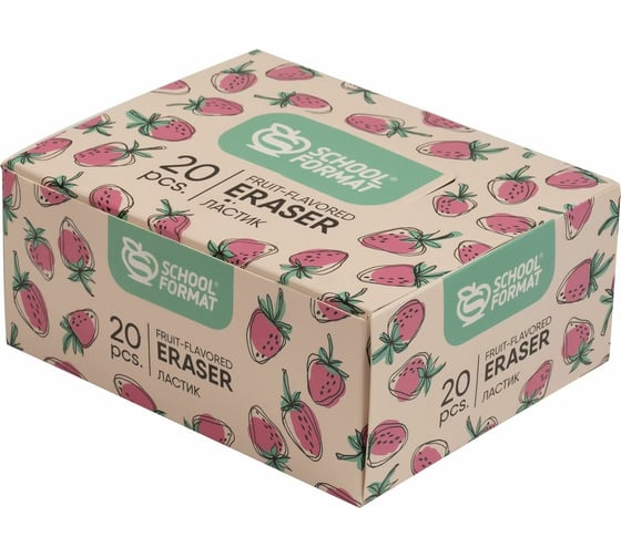 Ластик Schoolformat FRUIT-FLAVORED дисплей ЛСТ-ФФ