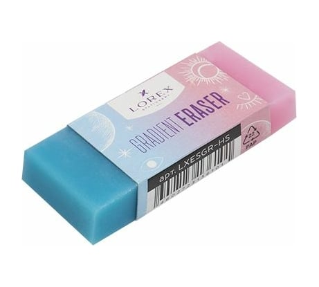 Ластик LOREX GRADIENT HOROSCOPE прямоугольный LXESGR-HS