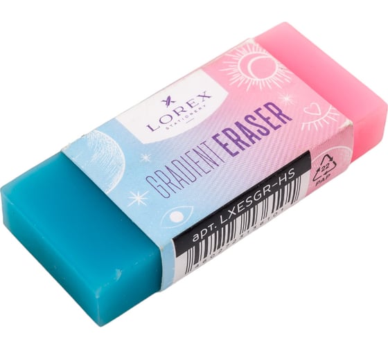 Ластик LOREX GRADIENT HOROSCOPE прямоугольный LXESGR-HS
