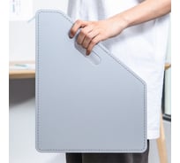 Лоток вертикальный для бумаг DELI 63952GREY A4 серый полипропилен 1366211