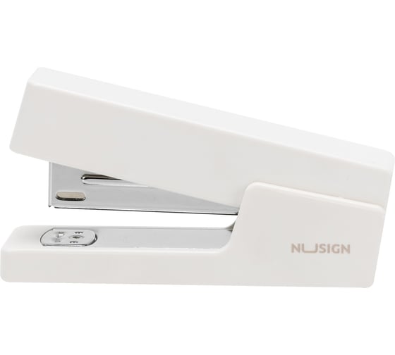 Степлер DELI NS084-WT Nusign 24/6 26/6 20 листов белый 100 скоб коробка 1688269