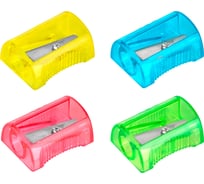 Точилка для карандашей ручная DELI EH032 Comico 1 отверстие пластик ассорти туба 1480770