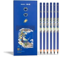 Карандаш чернографитный DELI 58199-6 Summer Palace 10 шт 1656516