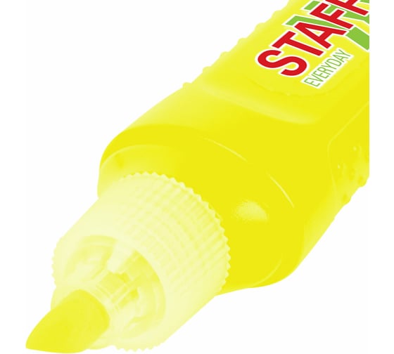 Текстовыделитель EVERYDAY HL-707, ЖЕЛТЫЙ, линия 1-5 мм, Staff 152542