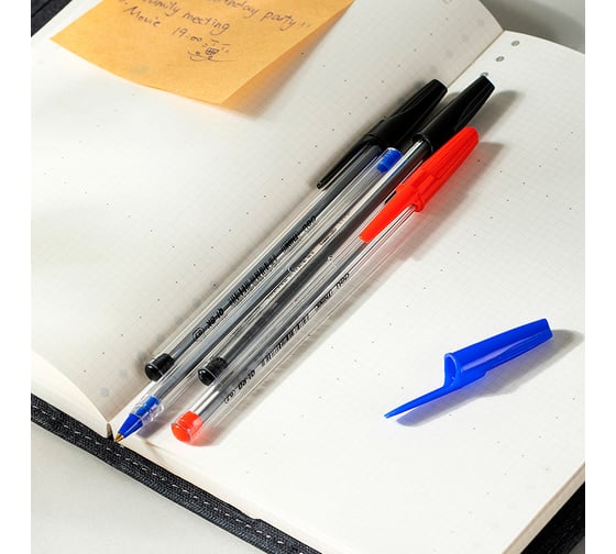 Ручка шариковая DELI Think EQ1-BL чернила синие линия 0.7 мм 1658032