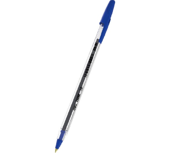 Ручка шариковая DELI Think EQ4-BL корпус синий диаметр 1 мм чернила синие 1743693