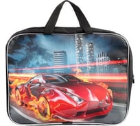 Папка Calligrata Авто в огне с ручками для мальчиков текстиль А4 70 мм 350x270 мм, нейлон 840D ПМ-2С/8 3297397
