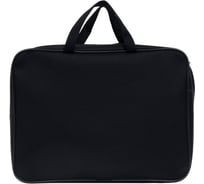 Папка с ручками Calligrata текстиль А4 80 мм 340x260 мм с внутренним карманом, чёрный К 1Ш48 6846681