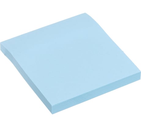 Блок с липким краем Calligrata 76x76 мм 80 листов, пастель голубой 5491845