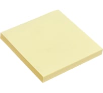 Блок с липким краем Calligrata 76x76 мм 80 листов, пастель желтый 5491843