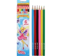 Карандаши Calligrata Принцесса 6 цветов, в картонной коробке 1014672