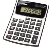 Настольный калькулятор CENTRUM 12-разрядный картонная упаковка, в комплект входит батарейка 83401