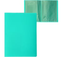 Папка Calligrata 20 прозрачных вкладышей A4 500 мкм ледяной зеленый 6580785