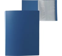 Папка Calligrata 80 прозрачных вкладышей А4 700 мкм синяя песок 3258516