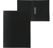 Папка Calligrata с зажимом А4 500 мкм черная песок 3258490