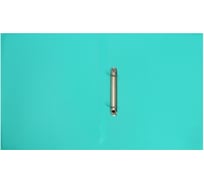 Пластиковая папка на 2 кольцах Calligrata А4, 18 мм, 500 мкм, ледяной зеленый 6578275