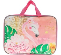 Папка Calligrata Tropical Dream для девочек с ручками текстиль А4 70 мм 350x270 мм 4061086