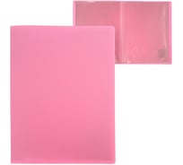 Папка Calligrata 40 прозрачных вкладышей A4 500 мкм розовый лимонад 6580818