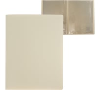 Папка Calligrata 60 прозрачных вкладышей A4 500 мкм молочно-белый 6580828