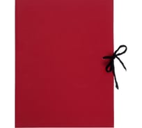 Архивная папка Calligrata А4, 50 мм, с гребешками, бумвинил, бордовая 5420980