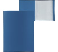 Папка Calligrata 100 прозрачных вкладышей А4 700 мкм синяя песок 3258521