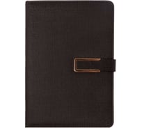 Органайзер Calligrata формат А5, с хлястиком, 100 листов, линия, обложка пвх черный 6247983