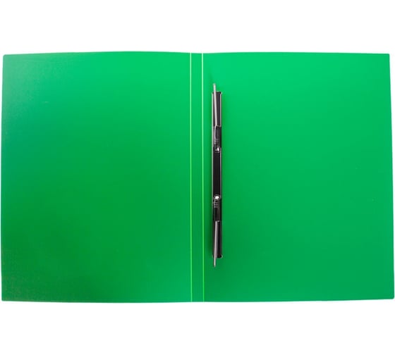 Папка Calligrata А4 с пластиковым скоросшивателем 14 мм 500 мкм зелёная 5545365