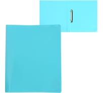 Пластиковая папка на 2 кольцах Calligrata А4, 18 мм, 500 мкм, голубой зефир 6578273