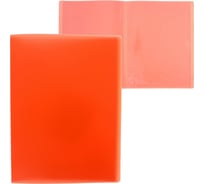 Папка Calligrata 10 прозрачных вкладышей A4 500 мкм оранжевый неон 6580765
