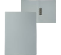 Папка Calligrata с зажимом А4 500 мкм серая песок 3258487