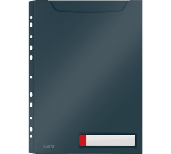 Папка LEITZ Cosy soft touch с увеличенной вместимостью, 3 шт в упаковке, серый 46680089 1