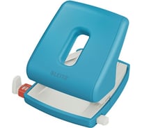 Дырокол LEITZ Cosy soft touch 30 листов, синий 50040061