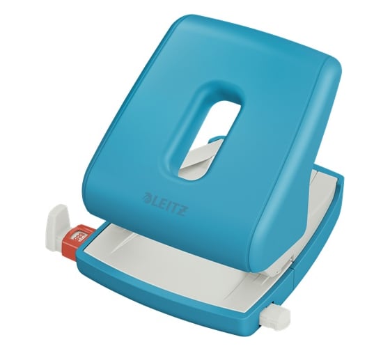 Дырокол LEITZ Cosy soft touch 30 листов, синий 50040061 1