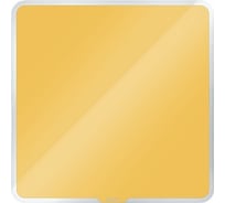 Магнитно-маркерная стеклянная доска LEITZ Cosy 45x45 см, желтый 70440019