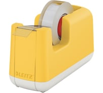 Диспенсер для клейкой ленты LEITZ Cosy soft touch, желтый 53670019