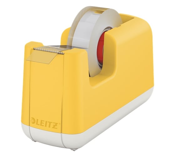 Диспенсер для клейкой ленты LEITZ Cosy soft touch, желтый 53670019