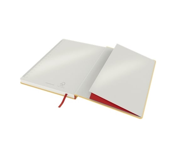 Блокнот LEITZ Cosy soft touch в твердой обложке, формат B5, в клетку, желтый 44820019
