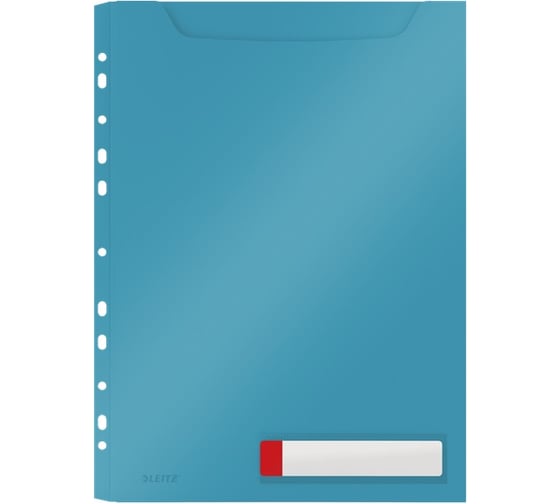 Папка LEITZ Cosy soft touch с увеличенной вместимостью, 3 шт в упаковке, синий 46680061 1