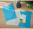 Картонная папка LEITZ Cosy soft touch на резинке с 3-мя клапанами, синий 30020061 2