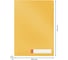 Папка-уголок LEITZ Cosy soft touch с адресной строкой, 3 шт в упаковке, желтый 47080019 4
